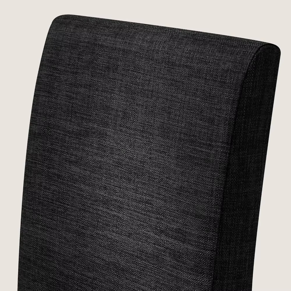 Upholstered Dining Chairs Set of 4, Fabric Dining Room Chairs with Solid Wood Legs, Modern Chairs for Kitchen